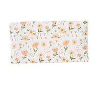 HIAKDOFT Protège-Matelas Imperméable et Lavable pour Couffin Garçon Fille Housse de Matelas Amovible et Réutilisable avec Motif Floral Compatible Table à Soins et Lit Garçon Fille Confort