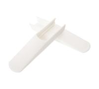 HIAKDOFT Rallonge de Chaise Haute Patin Anti-basculement pour Chaise Protection Sol pour Garçon Fille Coussin de Sécurité Amovible Blanc