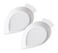 HIAKDOFT Râpe à Ail Manuelle Forme de Carotte Céramique Accessoire de Cuisine pour Gingembre et Ail Compacte Facile à Nettoyer et Pratique pour Usage Domestique