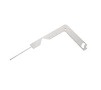 HIAKDOFT Règle Multifonctionnelle en Acier Inoxydable pour Reliure de Livres, Outil Guide pour Scrapbooking, Règle de Positionnement pour Découpe et Création de Couvertures D’Albums, Usage