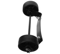 HIAKDOFT Roue de Remplacement pour Chauffage de Terrasse Au Gaz Stable Accessoire Pratique pour Déplacement Facile Du Radiateur Extérieur Kit de Roue et Plastique Noire