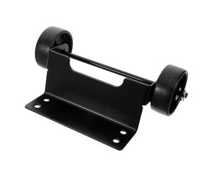 HIAKDOFT roulettes de Rechange pour Chauffage de Terrasse Pyramidal, Mobilité Facile, Dimensions 20 X 12 X 8 Cm, Couleur Noir Brillant, Résistantes aux Intempéries, Compatibles Chauffages