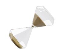 HIAKDOFT Sablier Décoratif Sable Doré Minuterie de Bureau Créative et Robuste Ornement Élégant pour Maison et Bureau Cadeau Original pour Étude et Rituels