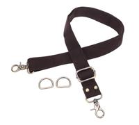 HIAKDOFT Sangle de Rechange Réglable Toile pour Porte-épaule Confortable et Chic Lanière Épaule Café pour Personnalisation et Port Croisé