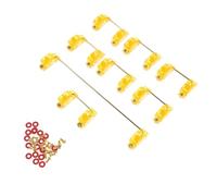 HIAKDOFT Satellite Doré pour Clavier Mécanique Grand Format Accessoire Clavier DIY Stabilisateur 6,25u 2u Matériel Électronique Usage Bricolage Couleur Orange Vif