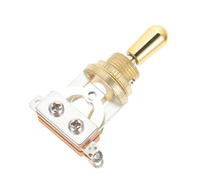 HIAKDOFT Sélecteur de Micro à Bascule 3 Positions pour Guitare Électrique en Métal Embout Doré Pièce Détachée Compatible Accessoire Switch Professionnel pour Guitare Électrique