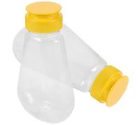 HIAKDOFT Set de Bouteilles Presse Condiments avec Entonnoir Distributeur de Miel et Sauces Flacons Étanches et Rechargeables pour Cuisine et Barbecue