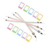 HIAKDOFT Set Sangle Appareil Photo Antidérapante Réglable et Cadre Photo Rose pour Femmes Bandoulière Épaule Croisée Polyvalente Accessoire Pratique pour Événements et Fêtes