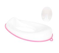 HIAKDOFT Siège de Toilettes D'entraînement pour Garçon et Filles, Coussin Ergonomique Portable, Plastique Hygiénique, Couleur Rouge, Adapté aux Wc Domestiques, Siège Apprentissage Propreté