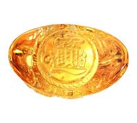 HIAKDOFT Statue en Cristal Transparent 5 CM Décoration de Bureau en Dragon Sculpté Ornement Artisanal Chinois Accessoire Décoratif Feng Shui pour Maison et Salon