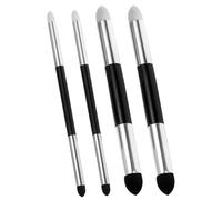 HIAKDOFT Stylo Éponge Mélangeur Dessin 4 Pièces Double Tête Lavable Petit et Grand Artistes Amateurs Professionnels Croquis Ombrage Détails Peinture Usage Quotidien