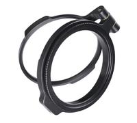 HIAKDOFT Support à Clapet Rapide pour Filtre ND 58 Mm en Métal, Bague D'adaptation pour Objectif Photo Reflex Numérique, Accessoire Compatible pour Usage Extérieur et Intérieur, Changement