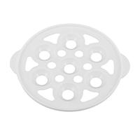 HIAKDOFT Support à Œufs Vapeur en Plastique 15 CM Perforé pour Cuisson à la Vapeur Rack Multifonction Compatible Cuiseur à Œufs Plateau Porte-Vapeur Antiadhésif la et Légumes