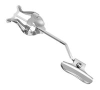 HIAKDOFT Support de Partition Lyre Métal Argenté pour Trompette et Trombone Accessoire et Pratique pour Marche Maintien Sécurisé des Partitions
