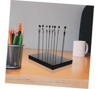 HIAKDOFT Support Modélisme avec Pinces Crocodile Protégées et Base Stable Kit Complet avec Brosse de Nettoyage pour Peinture Aérographe et Séchage DIY