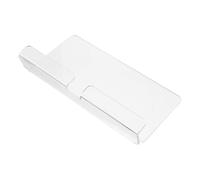 HIAKDOFT Support Mural pour Tablette et Téléphone en Acrylique Transparent, Trou de Recharge Intégré, Montage Adhésif Sécurisé, Compatible Liseuses et Appareils Électroniques, la Cuisine