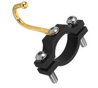 HIAKDOFT Support Pince Réglable en Cuivre pour Archet de Violon, Alto et Violoncelle - Crochet Compact Antidérapant pour Pupitre D’orchestre, Accessoire Portable pour Rangement et