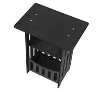 HIAKDOFT Table D'appoint de Salon Multifonctionnelle Petite Table de Chevet Ronde Noire Meuble Compact en Bois pour Chambre et Salon D'appoint Moderne pour Petits Espaces Légère et