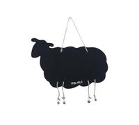 HIAKDOFT Tableau Ardoise Suspendu Panneau Message Rustique pour Maison Décoration Murale et Mémo Style Mouton