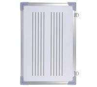 HIAKDOFT Tableau Blanc Effaçable Double Face pour Enseignement Musical Ardoise Portée Musicale Magnétique avec Marqueur pour Pratique et Apprentissage Couleur Aléatoire Couleur Aléatoire