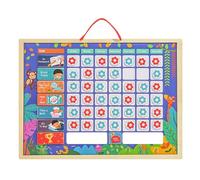 HIAKDOFT Tableau des Récompenses Standard pour Garçon et Filles, Tableau d'Autodiscipline Réutilisable, 1 Exemplaire, Dimensions Adaptées, Support Éducatif pour Bonnes Habitudes et Suivi