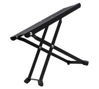 HIAKDOFT Tabouret de Guitare Pliable pour Guitaristes Classiques et Acoustiques, Repose-pieds Ergonomique Réglable, Accessoires pour Musiciens, en Bois Épais, Noir, pour Concerts et Répétitions