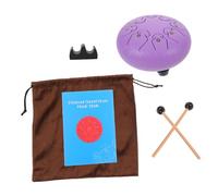 HIAKDOFT Tambour Langue Notes Portable Instrument Acier pour Méditation Création Musicale et Yoga Musical Facile à Jouer pour Débutants et