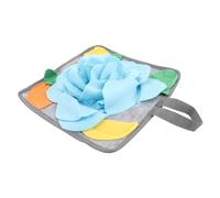 HIAKDOFT Tapis Renifleur pour Lapin Bleu avec Corde Suspendue Tapis Denrichissement Interactif Stress et Obésité pour Petits Animaux
