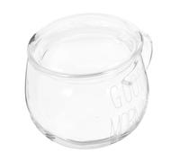 HIAKDOFT Tasse Verre Résistante avec Anse Ergonomique Tasse à Lait Transparent pour Déjeuner Céréales Yaourt et Thé Utilisation Polyvalente à Café Restaurant