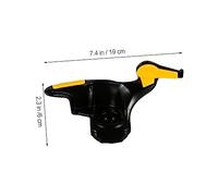 HIAKDOFT Tête de Montage pour Démonte Pneu Acier Haute Résistance avec Protection Outil de Changement de Pneu Noir pour Machines Manuelles et Automatiques
