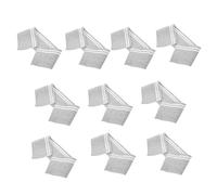 HIAKDOFT Tissu Côtelé Extensible pour Couture, Garniture Col Sportif Gris Bordure Blanche, 10 Pièces - Bordure Élastique pour Uniforme Scolaire et Vêtements de Sport