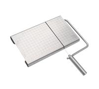 HIAKDOFT Trancheuse à Fromage en Acier Inoxydable Robuste pour Coupe-fromage, Jambon et Beurre, Épaisseur Constante, pour Usage Cuisine et Réception