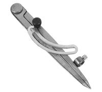 HIAKDOFT Trusquin Métallique Professionnel avec Aile Compas de Marquage Ergonomique pour Travail Cuir et Jauge de Traçage Portable avec Précision