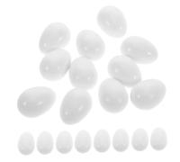 HIAKDOFT Œufs Factices en Plastique Solide pour Perroquets, 30 Pièces, Accessoires d'Incubation Nidification pour Oiseaux Exotiques en Captivité