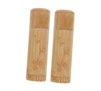 HIAKDOFT Urne Cinéraire Bambou pour Animal De Compagnie Lot De 2, Coffret Commémoratif Naturel, Solide Et Léger, pour Souvenir Intérieur, Adapté pour Chiens Et Chats