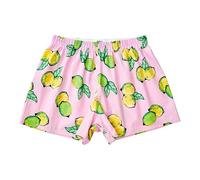 Hialegion Femmes Boxer Shorts Coton Imprimé Boxer Shorts Tressé Fun Respirant Transpiration Multicouleur Pyjama pour Femmes XS-XL