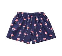 Hialegion Femmes Boxer Shorts Coton Imprimé Boxer Shorts Tressé Fun Respirant Transpiration Multicouleur Pyjama pour Femmes XS-XL