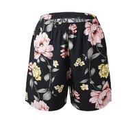 Hialegion Short Femme Soft Boxer élastique Confortable Court Style Y2K à Motifs Variés Tailles S à XL pour et