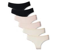 Hialegion String Femme Sexy Chic Coton Classique pour Culotte Fashion de Bikini Effrontée Pack M