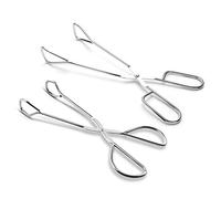 Hiash Pinces de cuisine robustes en acier inoxydable de 22,9 cm et 27,9 cm - Poignée ergonomique confortable, design ciseaux, résistant à la chaleur pour barbecue et cuisine