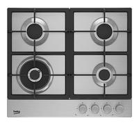 Beko HIAW64225SXE Acier inoxydable Intégré 60 cm Gaz 4 zone(s)