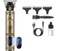 HIBA Tondeuse Barbe professionnelle chargement USB Tondeuse à cheveu de salon multifonction Or G