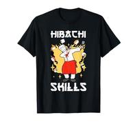 Hibachi Chef Skills Dabbing Sushi Cuisine Humour Art T-Shirt