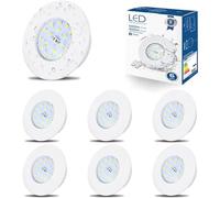HiBay Spot LED Encastrable Extra plat 5W,6x Spot Salle de Bain IP44,Blanc Froid 6000K,Trou 60-68mm,Éclairage encastré 220V 500lm Pour Cuisine Salon