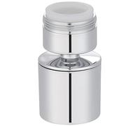 Hibbent Mousseur Robinet 24mm de Cuisine Double Fonction, Certification ACS, Filetage Mâle Chrome (M24)