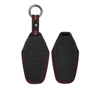 HIBEYO Boîtier de clé adapté pour BYD Tang EV600 Han EV Yuan ATTO 3 Song Plus Pro MAX DMI Qin Accessoires Coque de protection porte-clés Télécommande Noir