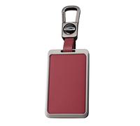 HIBEYO Coque de clé de moto électrique - Convient pour NIU NQI-B UQi NB MQI2S MQi2 USU M1 M2 G400T NTX U1 UPI NQI NFC - Étui de protection en métal - Boîte à clés - Porte-clés court - Rouge