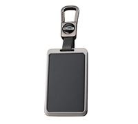 HIBEYO Coque de clé de moto électrique - Convient pour NIU NQI-B UQi NB MQI2S MQi2 USU M1 M2 G400T NTX U1 UPI NQI NFC - Étui de protection en métal - Boîte à clés - Porte-clés court - Noir
