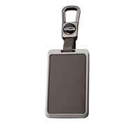 HIBEYO Coque de clé de moto électrique - Convient pour NIU NQI-B UQi NB MQI2S MQi2 USU M1 M2 G400T NTX U1 UPI NQI NFC - Étui de protection en métal - Boîte à clés - Porte-clés court - Marron