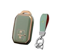 HIBEYO Coque de clé de Voiture Intelligente en Silicone pour Suzuki Swift V Wagon R Monopoly Vert